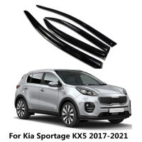 รถจัดแต่งทรงผมสำหรับ Kia Sportage KX5 2017 2018 2019 2020 2021หน้าต่าง Visor ลมฝนอาทิตย์ควันยาม D Eflector Vent Shade Shelter