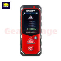 SOLA NO.71023101 Vector 100 Pro เครื่องวัดระยะด้วยเลเซอร์ 100m Factory Gear by Gear Garage