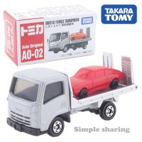 Takara Tomy Tomica Asia Original AO-02 Isuzu รถบรรทุกขนส่ง (Asia Ver.) ลูกเต๋าของเล่นมอเตอร์รถยนต์รถสำหรับโชว์รถโมเดลเหล็ก