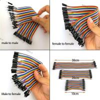 10/20/30cm Male to Male Female to Female 40Pin Jumper Wire Connection Line Breadboard Jumper Cable for DIY Kit WB6