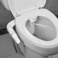 SAMODRA Toilet Bidet Ultra-Slim Bidet Toilet Seat Attachment With ss Inlet Adjustable Water Pressure Bathroom Hygienic Shower