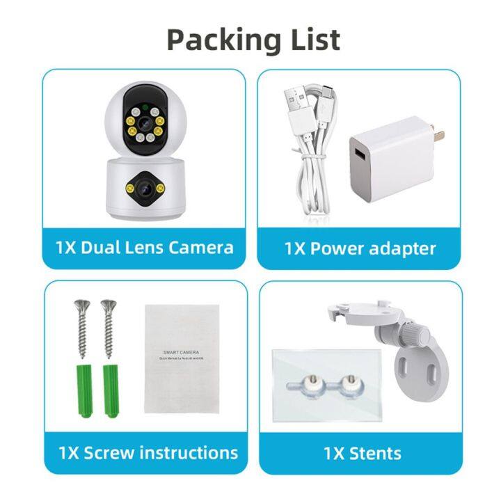 4mp-เลนส์คู่กล้อง-ptz-หน้าจอคู่-baby-monitor-ติดตามอัตโนมัติ-ai-ตรวจจับมนุษย์บ้าน-secuiryt-กล้องวงจรปิดเฝ้าระวังวิดีโอ