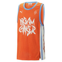 PUMA BASKETBALL - เสื้อบาสเกตบอลชาย Neymar Jr สีส้ม - APP - 62179201