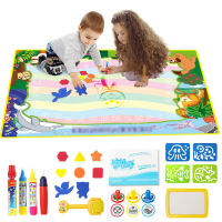 5ประเภทธีมไดโนเสาร์ Magic Water Drawing Mat &amp; Water Painting ปากกา Reusable Draiwng Board ของเล่นเพื่อการศึกษาสำหรับเด็ก Gift