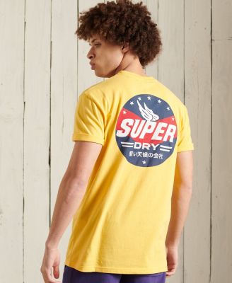 SUPERDRY BOHO BOX FIT GRAPHIC T-SHIRT - เสื้อยืด สำหรับผู้ชาย สี Springs Yellow