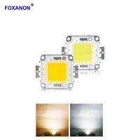 【Big-Sales】 ชิปไฟ LED Foxanon 10W 20W 30W 50W 100W DC12V ซังรวม36V สำหรับหลอดสปอตไลท์แบบ Floodlight DIY