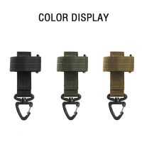 Outdoor Keychain Tactical Gear Clip Keeper Pouch Belt Keychain EDC Molle Webbing Gloves Rope Holder Military Molle Hook Adhesives Tape