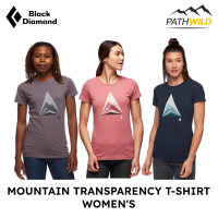 BLACK DIAMOND MOUNTAIN TRANSPARENCY T-SHIRT – WOMEN  เสื้อยืด Organic cotton ผสมเส้นใยอีลาสเทน เนื้อผ้านุ่ม มีความยืดหยุ่นดี