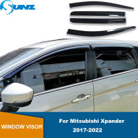 Deflector หน้าต่างด้านข้างสำหรับ Mitsubishi Xpander 2017 2018 2019 2020 2021 2022 Window Visor กันสาด Wind Rain Sun Deflector Visor