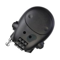 Bike Combination Lock Motorcycle Steel Wire Rope Cow Shape Retractable Steel Wire Rope Password Lock Helmet Lock Locks