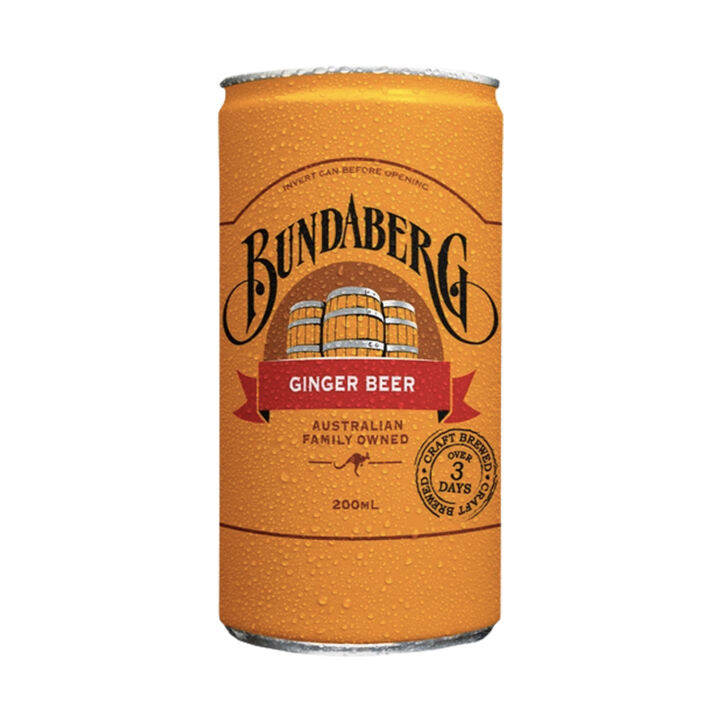 BUNDABERG GINGER BEER MINI CANS 200ML RBB2200ML | Lazada PH