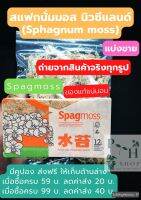 Spagmoss สแฟกนั่มมอส นิวซีแลนด์ แบ่งขาย (Sphagnum moss) ขนาด 1 ลิตร หรือ ประมาณ 15-20 กรัม อุ้มน้ำได้ดีมาก รากพืชโตดี ไม่ดูดซับความเค็มจาก