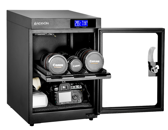 Tủ chống ẩm andbon ad-30c  30 lít - công nghệ japan + tặng da lau len da - ảnh sản phẩm 3