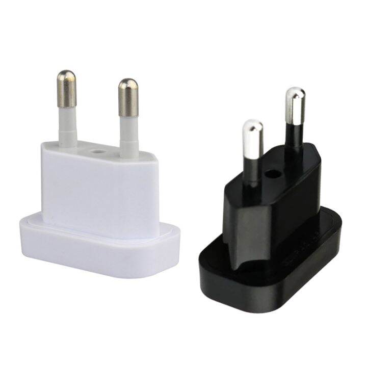US Adapter Plug to EU Travel Wall Electrical Power Charge Outlet