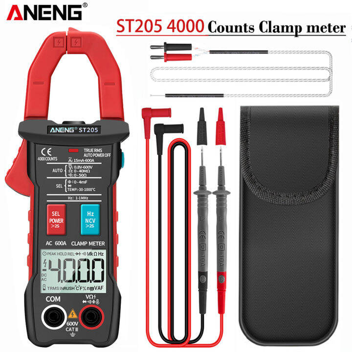 aneng-st206-digital-multimeter-clamps-meter-6000-counts-true-rms-amp-dcac-current-clamp-measure-dc-amperim-tester-voltmeter