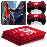 (สไตล์ใหม่) สติกเกอร์ผิวไอรอนแมน Marvel Spider Man สำหรับ PS4 Pro คอนโซลและตัวควบคุม2ชิ้นเคสและฝาครอบอุปกรณ์เสริมสำหรับเกม