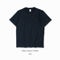 Urban Heavy Pocket  7.8 oz สีดำ เสื้อมีกระเป๋าหน้าผ้าหนา