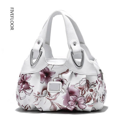 Luxury Handbags Flower Design Top-handle Ladies Handbag Women Shoulder Bags PU Leather Messenger Purse Bag Female Tote Sac Main