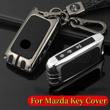 MAZDA 2 3 6 CX3 CX5 LV Design Leather Car Key Remote Cover Holder Case  Accessories CX-3 CX-5 CX30 CX8 CX9 BT50 Biante