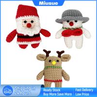 Miusue ชุดถักโครเชต์สำหรับผู้เริ่มต้น,ตุ๊กตาลิงถักโครเชต์โครเชต์ DIY สำหรับเด็กวัยรุ่นมือใหม่