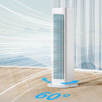 ใหม่แบบพกพาพัดลม Leafless เดสก์ท็อปยืนติดผนัง USB Chargeable Tower พัดลม60องศา Oscillation Remote Air Conditoner