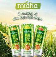 Combo 6 Nước Mía Vị Đào Đóng Lon Míaha Hương Vị Thiên Nhiên 240ml