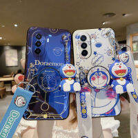 เคสโทรศัพท์ Nova Y70 8 8i พร้อมขายึดปรับสายยาว3Dการ์ตูนโดราเอมอนน่ารักยางซอฟต์เคสHuawei Nova Y70เคสโทรศัพท์สวยงาม