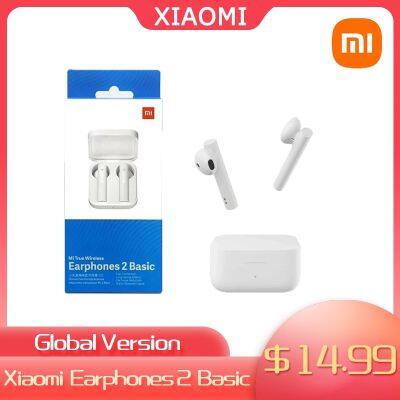 ZZOOI Xiaomi Mi True Wireless Earbuds Basic 2S Earphone Bluetooth 5.0 Kontrol Sentuh TWS Earphone Mode Gaming Headphon Versi Global