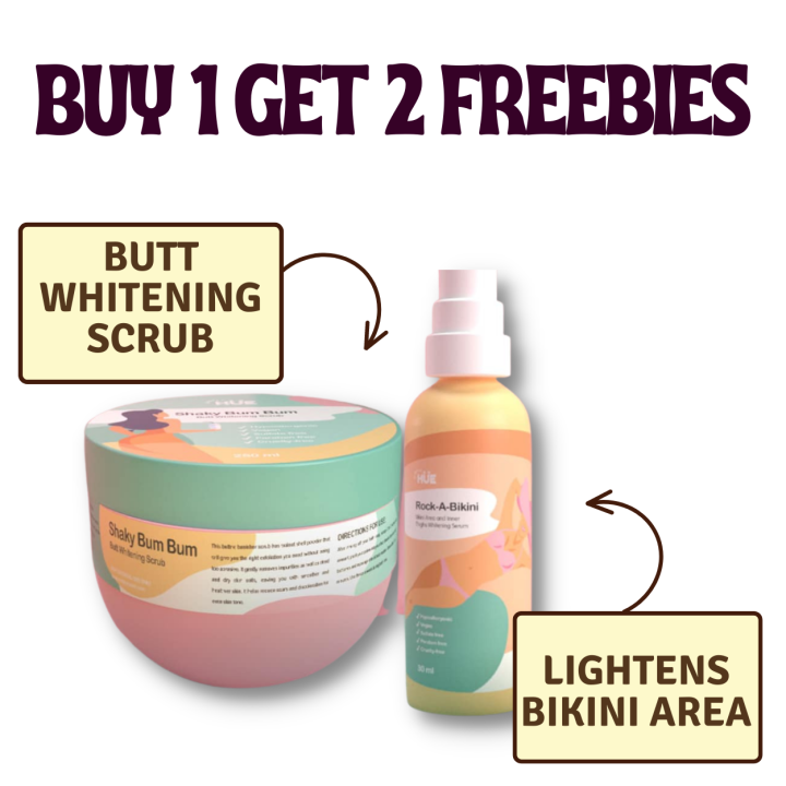 SIMPLY HUE Shaky Bum Bum Scrub Scrub for Butt Butt Scrub Rock a