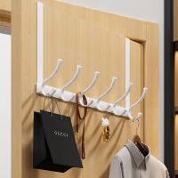 【LZ】 Hooks Over The Door Home Bathroom Organizer Rack Clothes Coat Hat Towel Hanger New Bathroom Kitchen Accessories Holder Door Hang