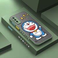 YIWESAN สำหรับ VIVO Y20 Y20i Y20s Y12s Y20 2021 Y12A Y20T Y20S M Y20S D การ์ตูนน่ารักแมว Doraemon Side Edge ปลอกนุ่มกันกระแทกโทรศัพท์กรณีซิลิโคน Patten Frosted ปกแข็งกรณีกล้อง