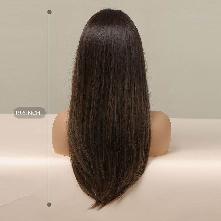 easihair-ยาวตรง-bangs-วิกผมธรรมชาติ-ombre-สีน้ำตาลเข้มวิกผมสังเคราะห์สำหรับผู้หญิงทุกวันปาร์ตี้คอสเพลย์ไฟเบอร์ทนความร้อน