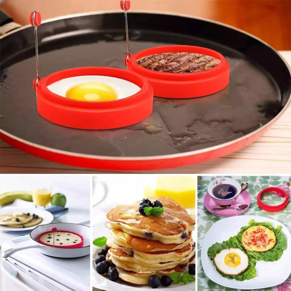 Non Stick Fried Egg Mold Breakfast Egg Sandwich Maker Silicone