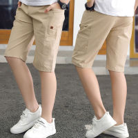 Summer 7-15 Years Kids Baby Boy Shorts cargo panty Casual Clothes Trousers beach shorts Boys Slim Straight Jeans Young Children Fashion Cotton Clothing Short Pants Elastic Waist Pants