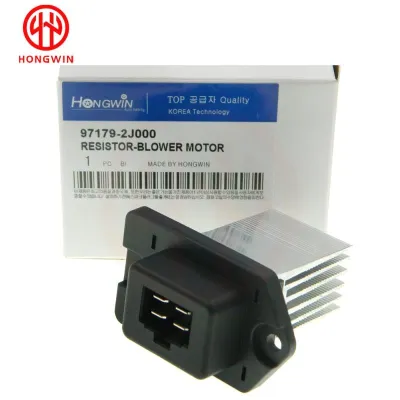 Blower Motor Resistor 97179-2J000,971792J000สำหรับ Hyundai Accent Solaris Genesis Coupe Tucusion IX35 Kia Veloster Mohave Borrego