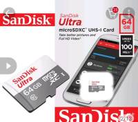 เมมโมรี่การ์ด Micro SDHC 64 GB Class 10