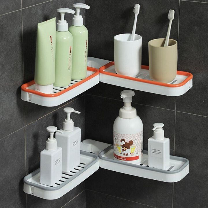 punch-free-bathroom-revolving-rack-wall-mounted-toilet-washstand-kitchen-wall-storage-rack-sponge-holder-bathroom-accessories-bathroom-counter-storage