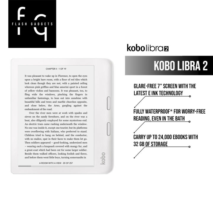 Rakuten Kobo Libra 2 7-inch eReader | 1 Year Rakuten Kobo Warranty