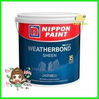 สีน้ำทาภายนอก NIPPON PAINT WEATHERBONDSHEEN BASEC 1GLEX-PAINT NIPPON PAINT WTB SHEEN 1GL BASE C **คุณภาพดี**