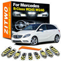 ZITWO รถยนต์ LED หลอดไฟภายในร่มชุดไฟสำหรับ Benz MB B คลาส W245 W246 B160 B180 B200 B250แผนที่โดมลำต้นโคมไฟ