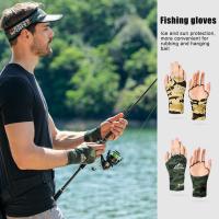 Fishing Gloves Cycling Sun Protection Gloves Driving Thin Protection Gloves Ice Luya Fishing Uv Sunscreen Silk For Sea J9I0