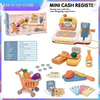New Kids Cash Register Cashier Desk Pretend Toy Funny For Play Money Grocery Preschool Early Learning For Toys Christmas Gifts