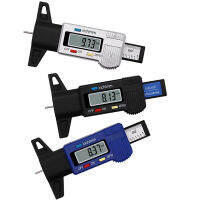 0-25มม.ยางรถยนต์ดิจิตอลความลึกของร่องยางรถ Gauge Measurer เครื่องมือ Caliper เครื่องวัดความหนาจอแสดงผล LCD Tread Checker ยาง Teste