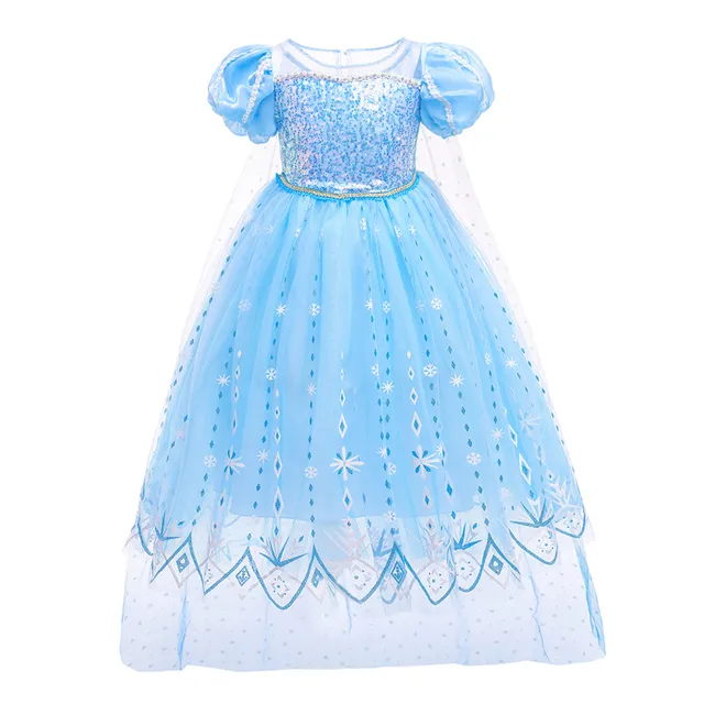 New Frozen 2 Kids Dress for Anna Elsa Dress Princess Costume Baby Girl ...