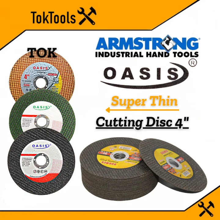 Original Cutting Disc 4" Super Thin Heavy Duty Cut Off Metal 25Pcs/Box