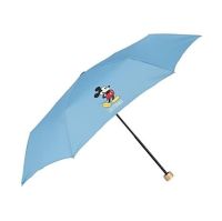 ร่ม Wpc. © × mickey mouse Folding Umbrella สีฟ้า (50 cm) Clutch Bag Type