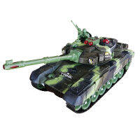 Rctoystory รถถังบังคับ(สีเขียว) รถของเล่น รถของเล่นบังคับ ของเล่นเด็ก รถถัง WAR TANK มีเสียง และไฟสมจริง ป้อมปืนหมุนได้ ใช้ระบบอินฟราเรดจับการยิงของคู่ต่อสู้(ในกรณีเล่นต่อสู้กันสองคัน) ใช้คลื่น 2.4 GHz สีสันสวยงาม