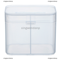 xingwendanp เครื่องสำอางล้างผ้าขนหนูกล่องเก็บของ2ตะแกรงพลาสติกพร้อมฝาปิดผ้าฝ้าย