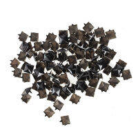 100 rivets black 8 mm