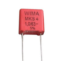 30ชิ้น/ล็อต Band ใหม่ MKS4 1.0Uf 63V 105Uf ฟิล์ม Capacitor